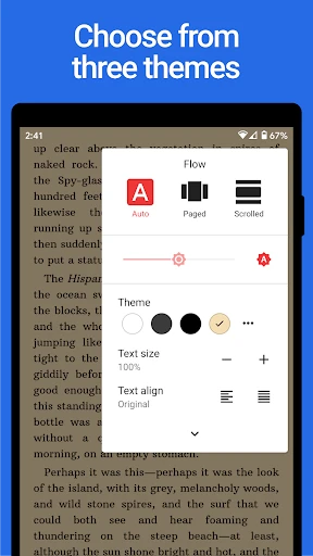 Lithium: EPUB Reader screenshot