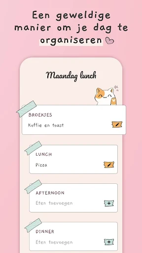 Maaltijdplanner-Wekelijks Plan screenshot