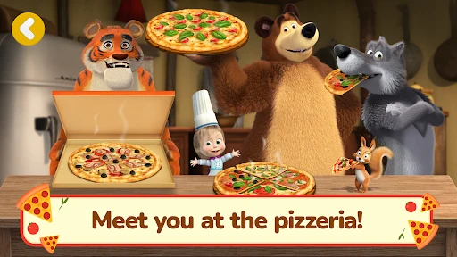 Masha and the Bear Pizza Maker screenshot