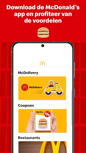 McDonald´s App Aruba y Curaçao screenshot
