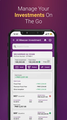 Meezan Mobile App screenshot