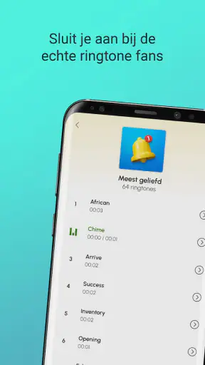 Meldingstonen - Geluiden App screenshot
