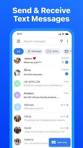 Messages: Chat & Message App screenshot