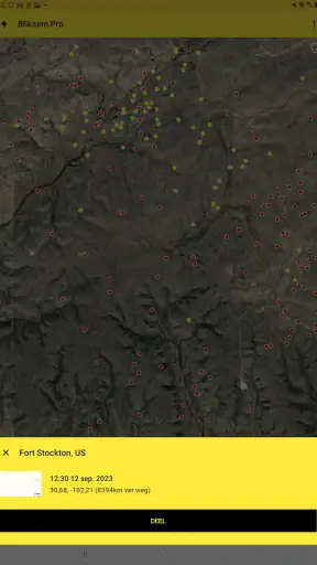 Mijn Bliksemtracker & -alarmen screenshot