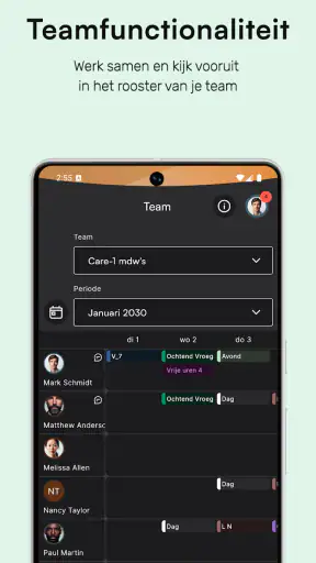 Mijn InPlanning screenshot