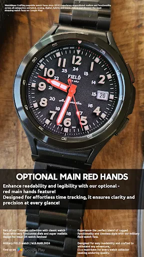 Military FIELD watch face screenshot