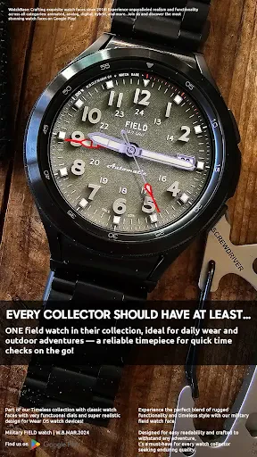 Military FIELD watch face screenshot