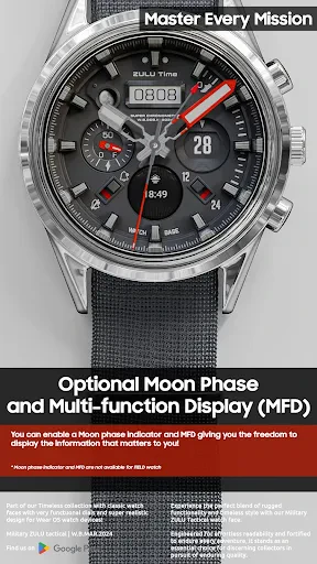 Military ZULU Tactical watch screenshot