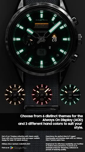 Military ZULU Tactical watch screenshot