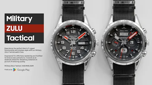 Military ZULU Tactical watch screenshot