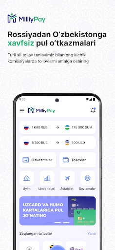 MilliyPay - Денежные переводы screenshot