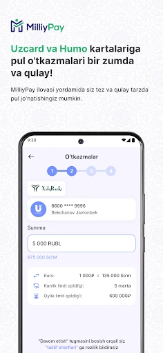 MilliyPay - Денежные переводы screenshot