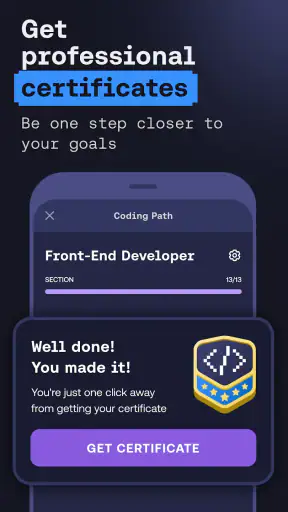 Mimo: Leer code/programmeren screenshot