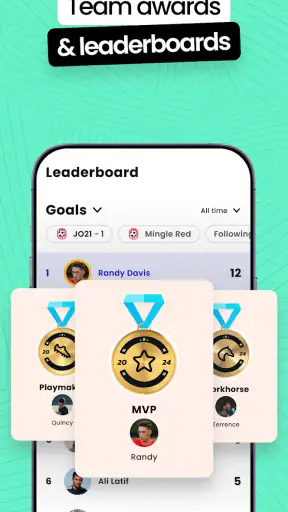 Mingle Sport | Voetbal App screenshot