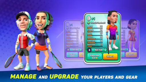 Mini Tennis: Perfect Smash screenshot