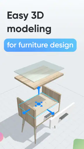 Moblo - 3D furniture modeling screenshot