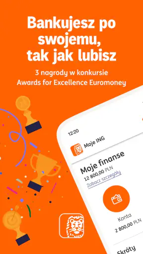 Moje ING mobile screenshot