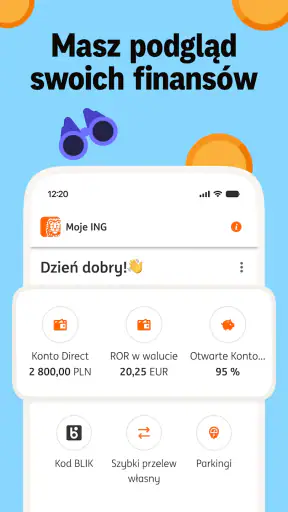 Moje ING mobile screenshot