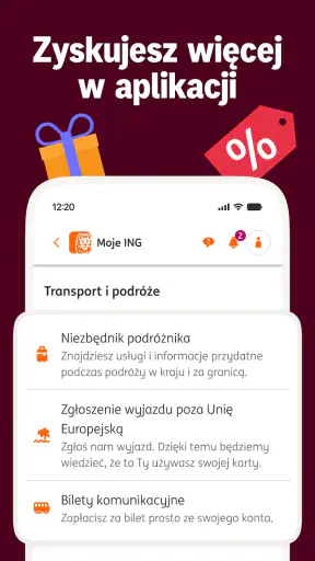Moje ING mobile screenshot