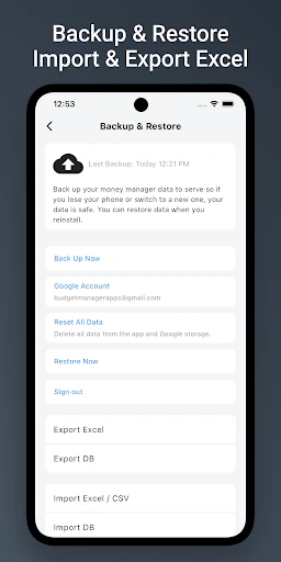 Money Manager & Budget Tracker screenshot