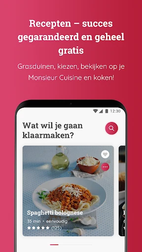 Monsieur Cuisine App screenshot