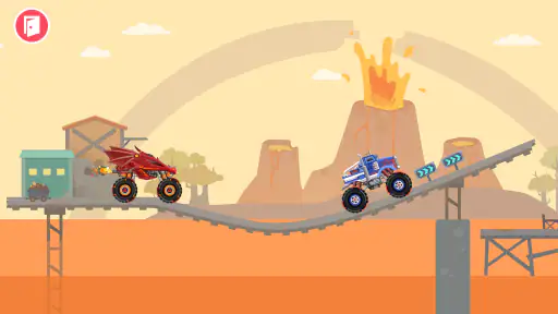Monstertruck Racespel Kids screenshot