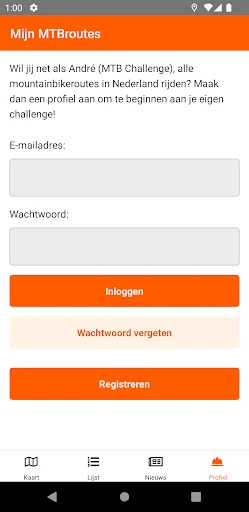 MTBroutes - Alle NL MTB routes screenshot