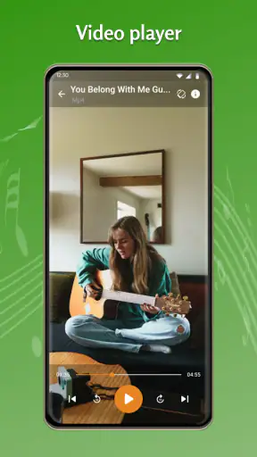 Muziekspeler en videospeler screenshot