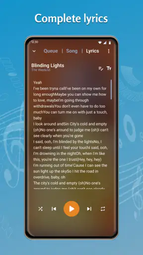 Muziekspeler en videospeler screenshot
