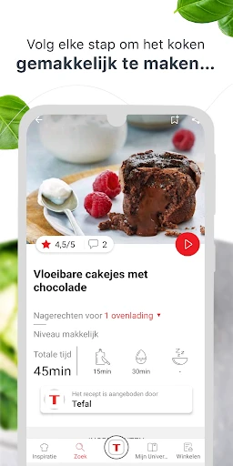 My Tefal, recepten en meer … screenshot