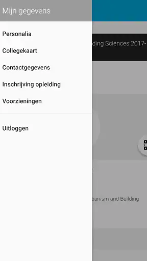 My TU Delft screenshot