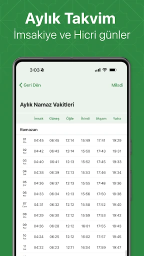 Namaz Vakitleri: Alarm & Kıble screenshot