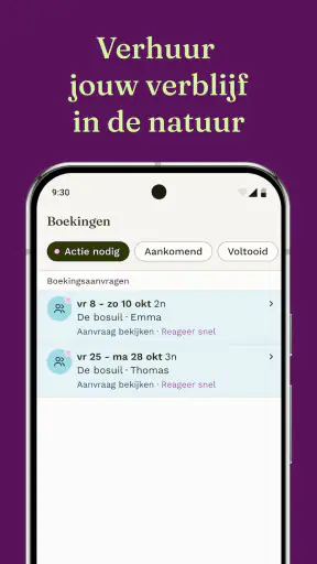 Natuurhuisje screenshot