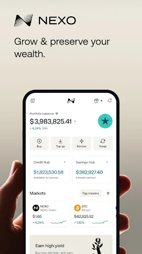 Nexo: Crypto Wealth Platform screenshot