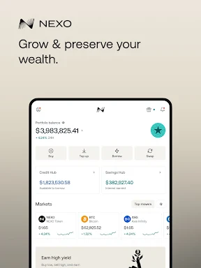 Nexo: Crypto Wealth Platform screenshot