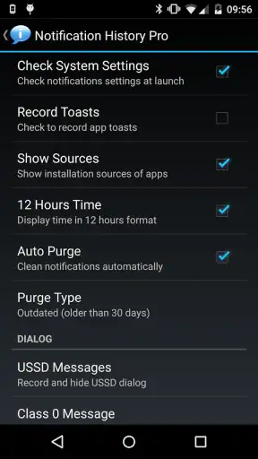 Notification History Pro screenshot