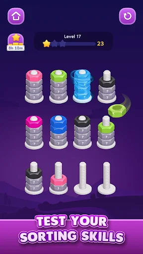 Nut Sort: Color Sorting Game screenshot