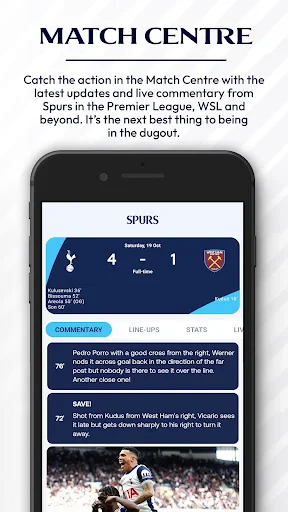 Official Spurs + Stadium App screenshot