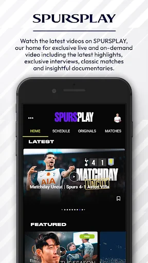 Official Spurs + Stadium App screenshot