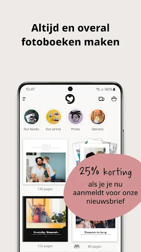 Once Upon | Fotoboek maken screenshot