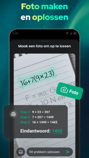 Open Chat - AI bot-applicatie screenshot