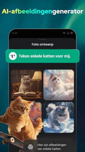 Open Chat - AI bot-applicatie screenshot