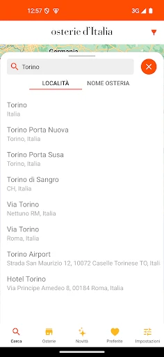 Osterie d'Italia 2025 screenshot