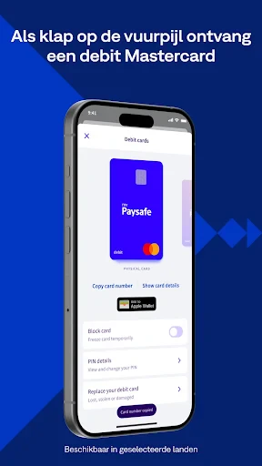PaysafeCard-prepaid betalingen screenshot