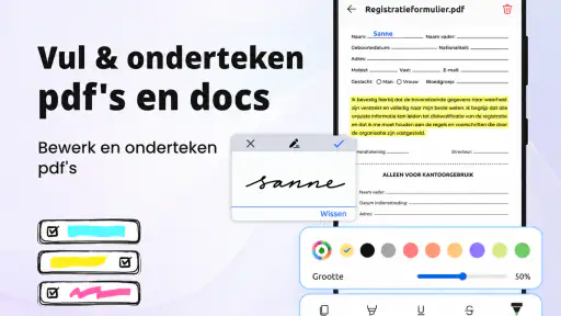 PDF-lezer: editor en omzetter screenshot