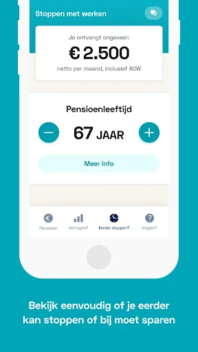 Pensioenchecker screenshot