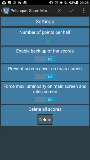 Petanque: Score Marker screenshot