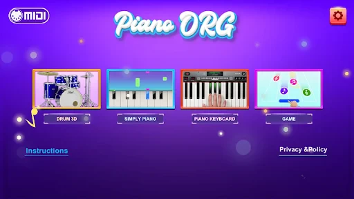 Piano ORG : Play Real Keyboard screenshot
