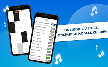 Pianotegels Klassieke spellen screenshot