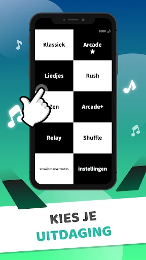 Pianotegels Klassieke spellen screenshot